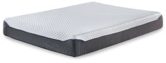 10 Inch Chime Elite Twin Memory Foam Mattress in a box with Better than a Boxspring Twin Foundation