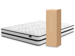 Chime 10 Inch Hybrid King Mattress in a Box with Head-Foot Model-Good King Adjustable Base