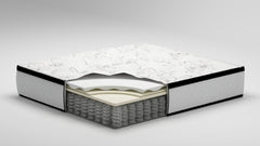 Chime 12 Inch Hybrid California King Mattress in a Box with Head-Foot Model-Good California King Adjustable Base