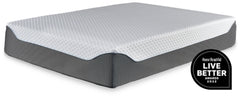 14 Inch Chime Elite Queen Memory Foam Mattress in a Box with Better than a Boxspring Queen Foundation
