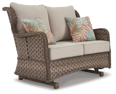 Clear Ridge Glider Loveseat with Cushion