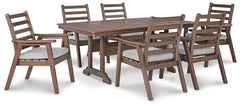 Emmeline Outdoor Dining Table and 6 Chairs