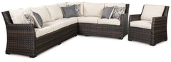 Easy Isle 3-Piece Outdoor Sectional with Chair