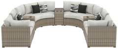 Calworth 9-Piece Outdoor Sectional