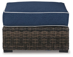 Grasson Lane Ottoman with Cushion - The Bargain Furniture