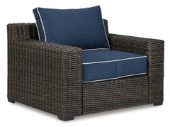 Grasson Lane Outdoor Sofa and 2 Lounge Chairs with Coffee Table and 2 End Tables