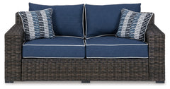 Grasson Lane Loveseat with Cushion - The Bargain Furniture