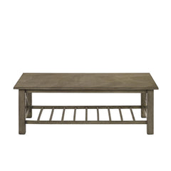 VESTA COFFEE TABLE & 2 END TABLE SET-GRAY