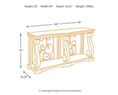 Alymere Sofa/Console Table - The Bargain Furniture