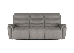 KAMARI SOFA W/DUAL RECLINER-GRAY