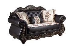 MAXIMUS LOVESEAT FRAME, CUSHION, ARMS, LEGS & 3 PILLOWS