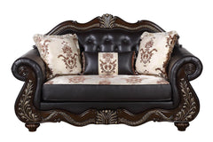MAXIMUS LOVESEAT FRAME, CUSHION, ARMS, LEGS & 3 PILLOWS
