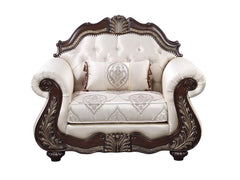PALAZZO MARINA CHAIR CUSHION & FRAME, ARMS, & THROW PILLOW