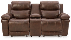 Edmar Power Reclining Loveseat with Console
