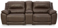 Dunleith 3-Piece Power Reclining Loveseat with Console