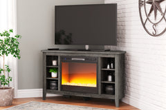 Arlenbry Corner TV Stand with Electric Fireplace - W275W5
