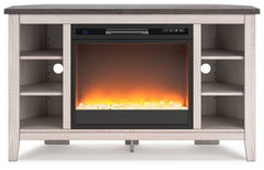 Dorrinson Corner TV Stand with Electric Fireplace - W287W5