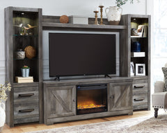 Wynnlow 4-Piece Entertainment Center with Electric Fireplace - W440W5