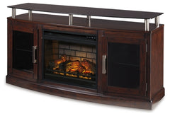 Chanceen 60" TV Stand with Electric Fireplace - W757W4
