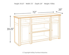 Harpan 72" TV Stand - The Bargain Furniture