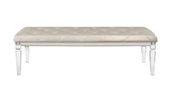 PARIS - BENCH WITH ACRYLIC LEGS