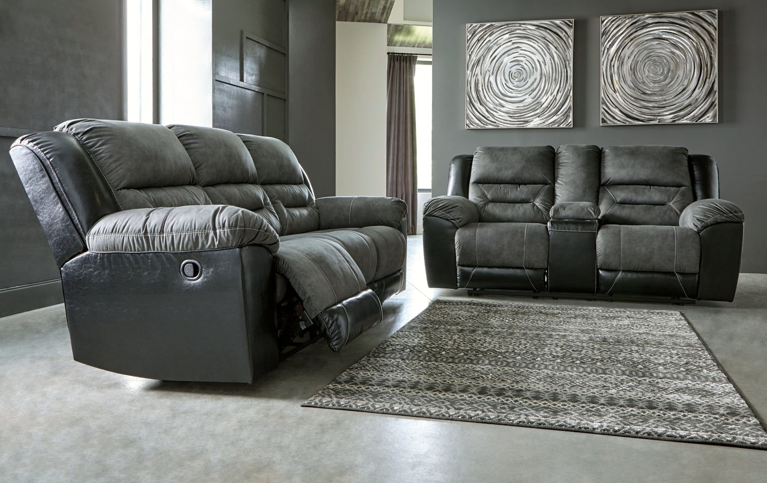 Earhart Sofa and Loveseat