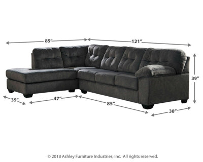 Accrington 2-Piece Sectional with Ottoman - PKG001583