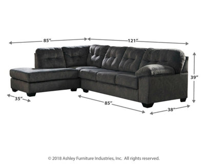 Accrington 2-Piece Sectional with Ottoman - PKG001584