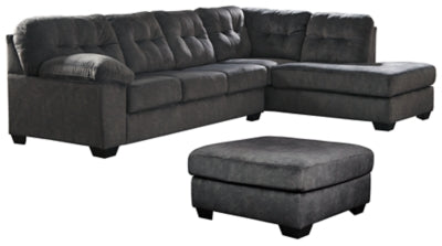 Accrington 2-Piece Sectional with Ottoman - PKG001586