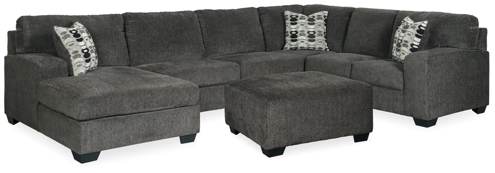 Ballinasloe 3-Piece Sectional with Ottoman - PKG001772