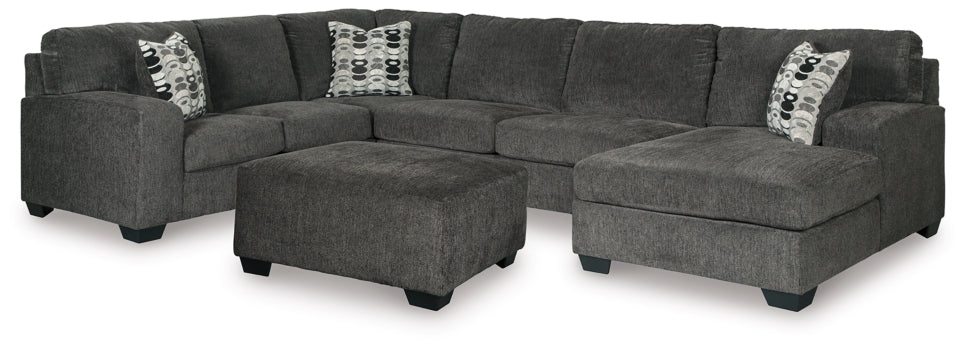Ballinasloe 3-Piece Sectional with Ottoman - PKG001773