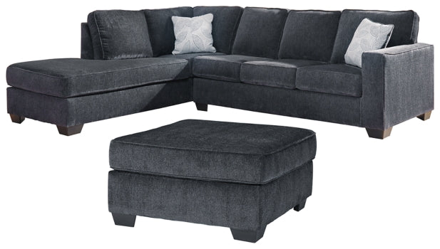 Altari 2-Piece Sleeper Sectional with Ottoman - PKG001807