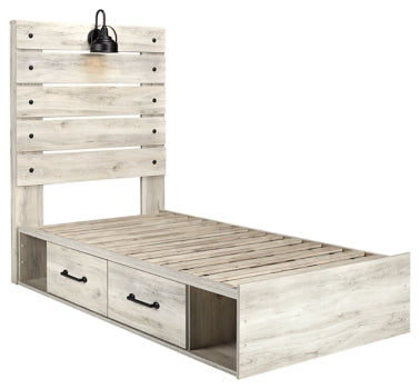 Cambeck Queen Panel Bed with 4 Storage Drawers