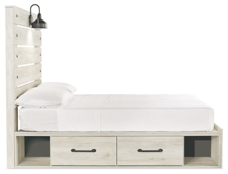 Cambeck Queen Panel Bed with 4 Storage Drawers
