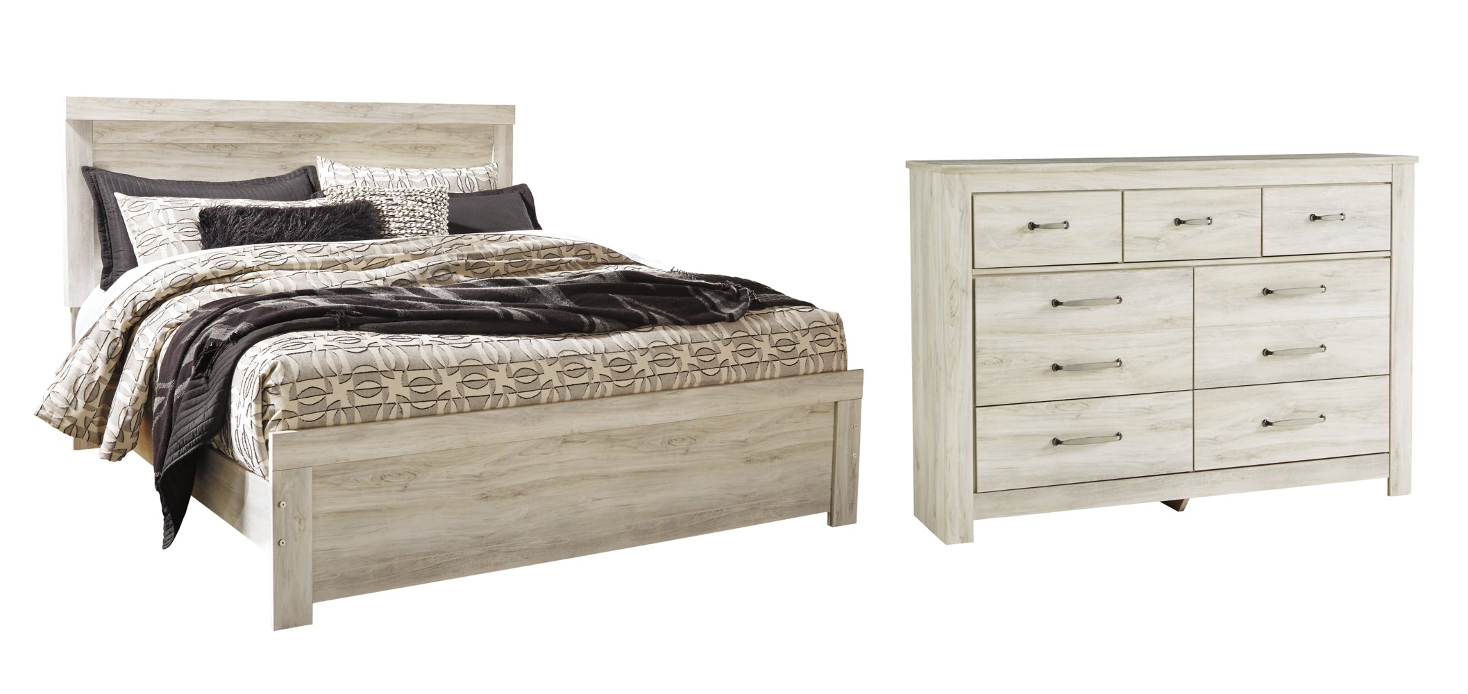 Bellaby Queen Panel Bed with Dresser