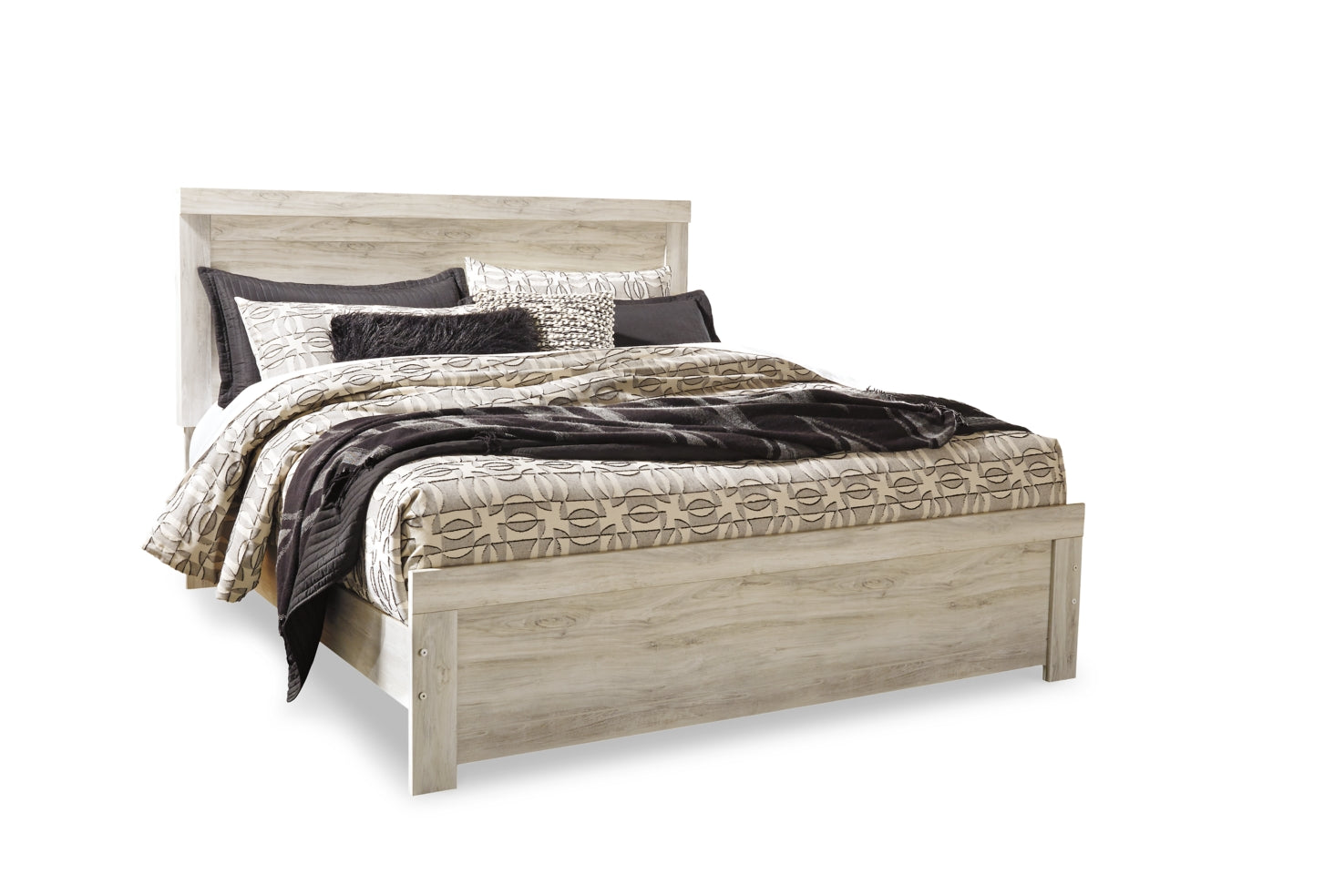 Bellaby Queen Panel Bed with Mirrored Dresser - PKG004710