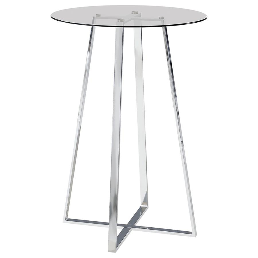 Zanella Silver Bar Table