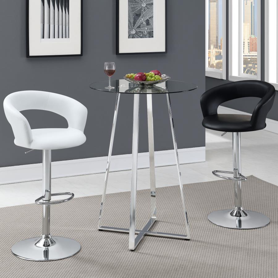 Zanella Silver Bar Table