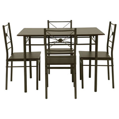 Anna Brown 5 Pc Dining Set