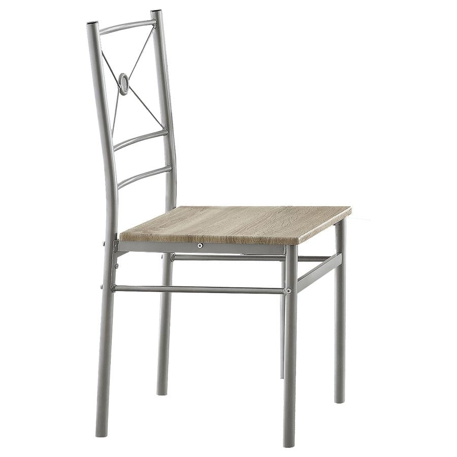 Anna Silver 5 Pc Dining Set