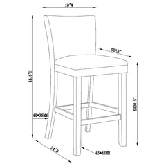 Alberton Black Bar Stool