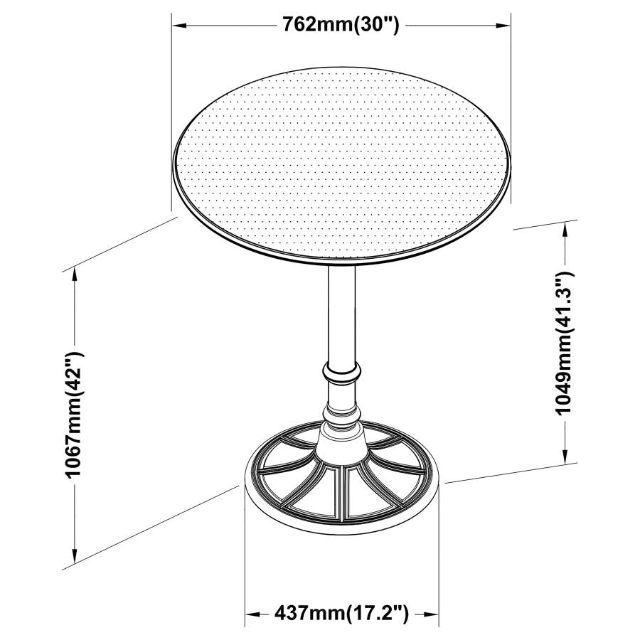 Oswego Brown Bar Table