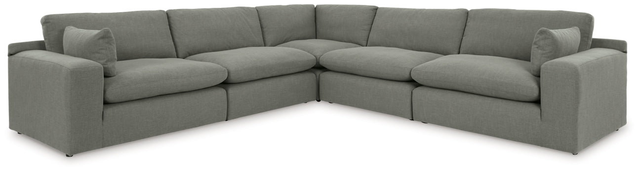 Elyza 5-Piece Sectional with Ottoman