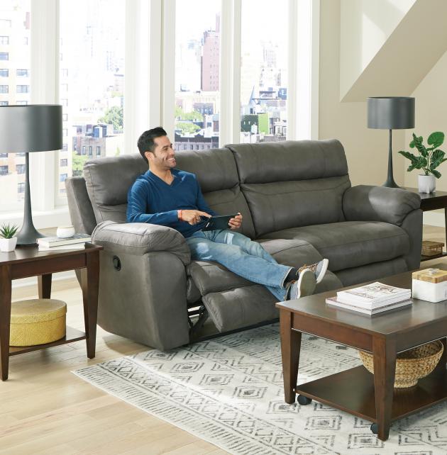 Atlas Reclining Console Loveseat