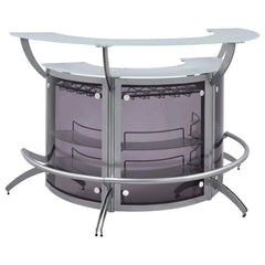 Dallas Silver 3 Pc Home Bar