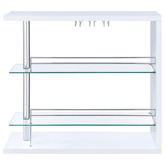 Prescott White Home Bar