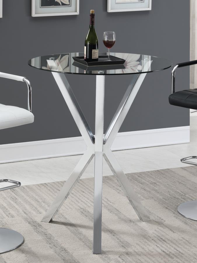 Denali Silver Bar Table