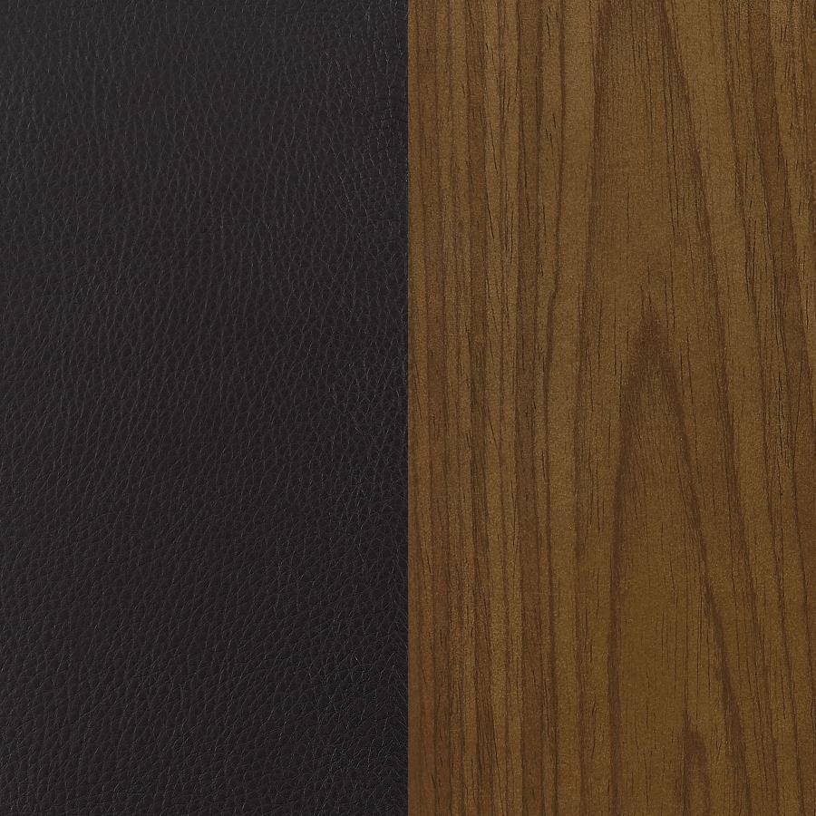 Zion Black Swivel Bar Stool