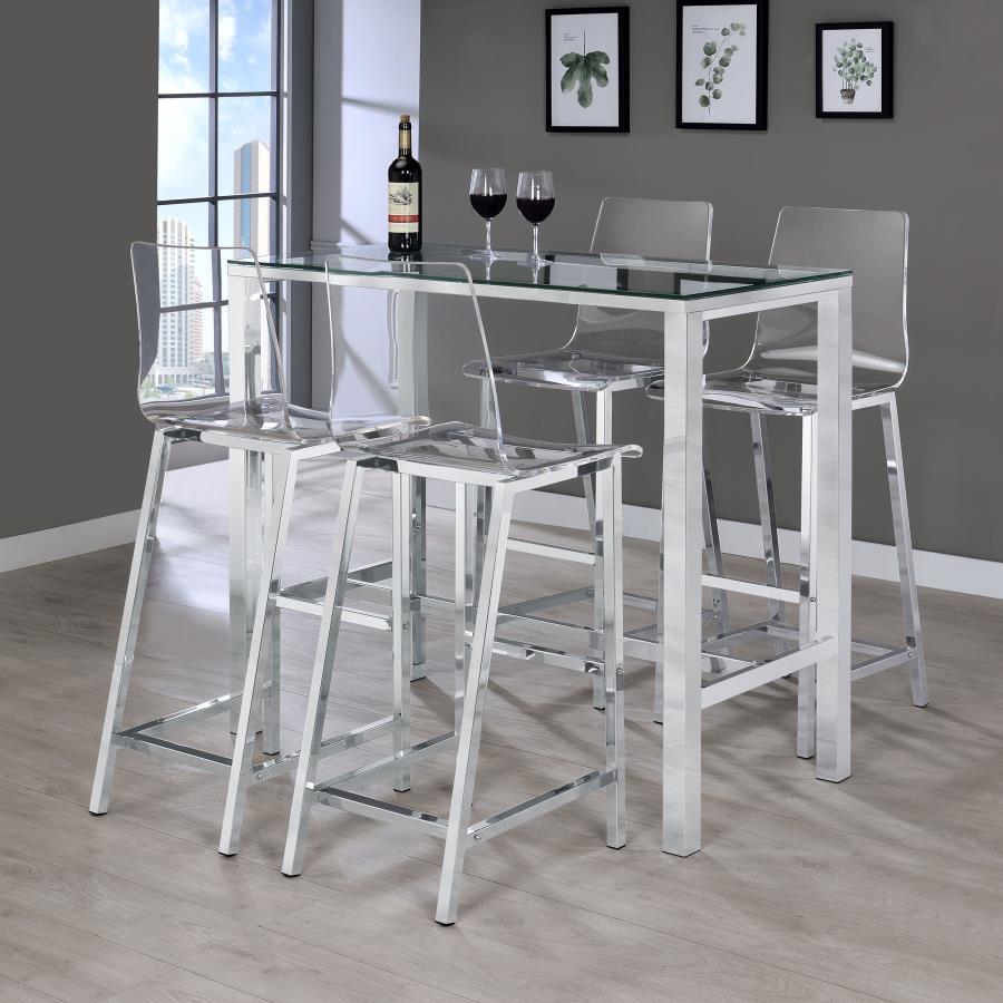 Juelia Clear Bar Stool