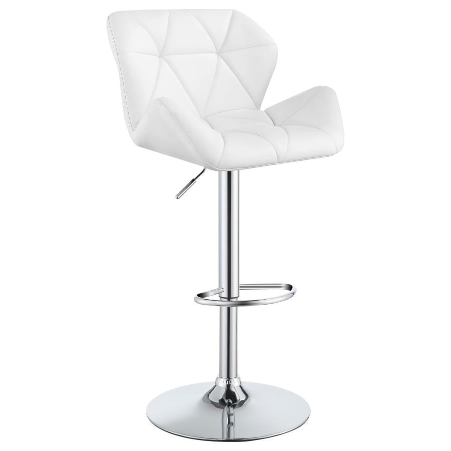 Berrington White Adjustable Bar Stool